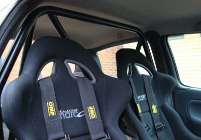 Bimarco racing FIA bucket seats fitted