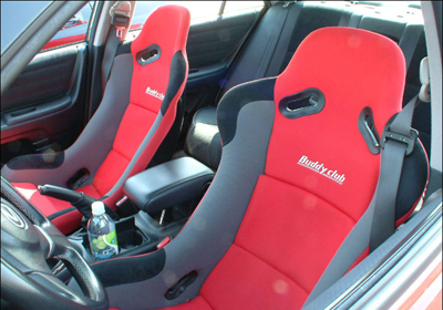 Buddy Club Racing Spec seats fitted