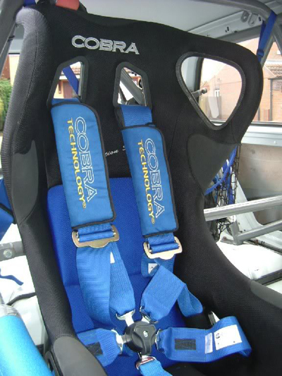 Cobra Motorsport bucket seats fitted
