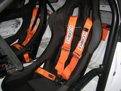 Cobra driftworks harness belts fitted