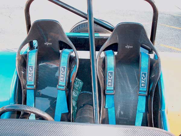 Reverie Lotus seats, car seats, FIA seats, race seats