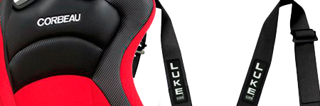 Corbeau seat and Luke harness belt information