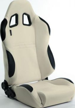 Auto Style - Type T Eco White Reclining Seat Auto Style - Type T Eco White Reclining Seat