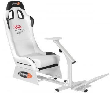 PlaySeats - Takuma Sato White Gaming Race Seat PlaySeats - Takuma Sato White Gaming Race Seat