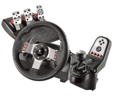 Logitech - G27 Force-Feedback Racing Wheel/Pedals