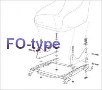 Bride Seats - Vehicle Listed Type-FO Direct Fit Side Mounted frames