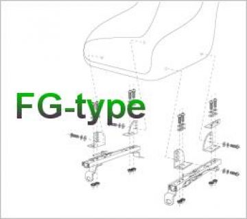 Bride Seats - Vehicle Listed Type-FG Direct Fit Side Mounted frames