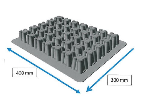 Rec Sport Cushion System Dimensions
