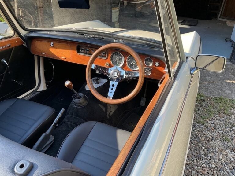 Customer Car: An OMP Mugello Wood Wheel In A Triumph Vitesse