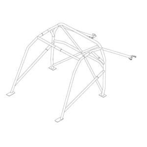 Custom Cages Subaru Impreza GRB Bolt-In CDS Roll Cage