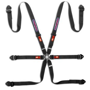 Sparco Martini Racing Competition H-2 PD 6 Point Harness-Black-HBRN0040D0-GSM Performance