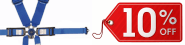 10% OFF ALL Willans racing harness belts