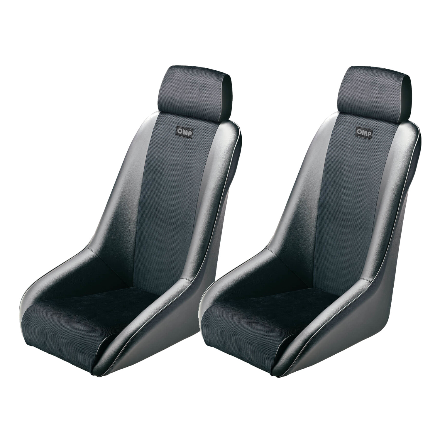 2 OMP Classic 1970s Revival Vintage Bucket Seats