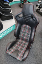 2 Auto Style GT Red Tartan Reclining Seats
