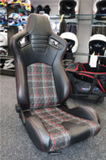 2 Auto Style GT Red Tartan Reclining Seats
