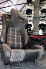 2 Auto Style GT Red Tartan Reclining Seats