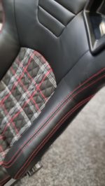 2 Auto Style GT Red Tartan Reclining Seats