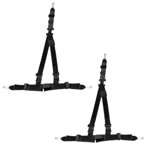 2 Schroth Rallye ASM 3 point Black harness belts
