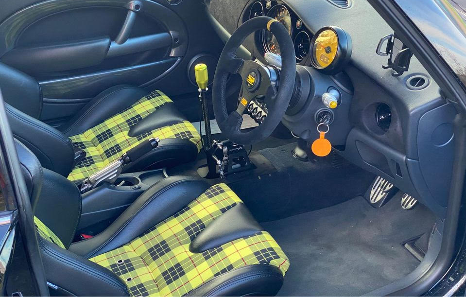 All New Corbeau Boss Evo Tartan Edition Sport Seat