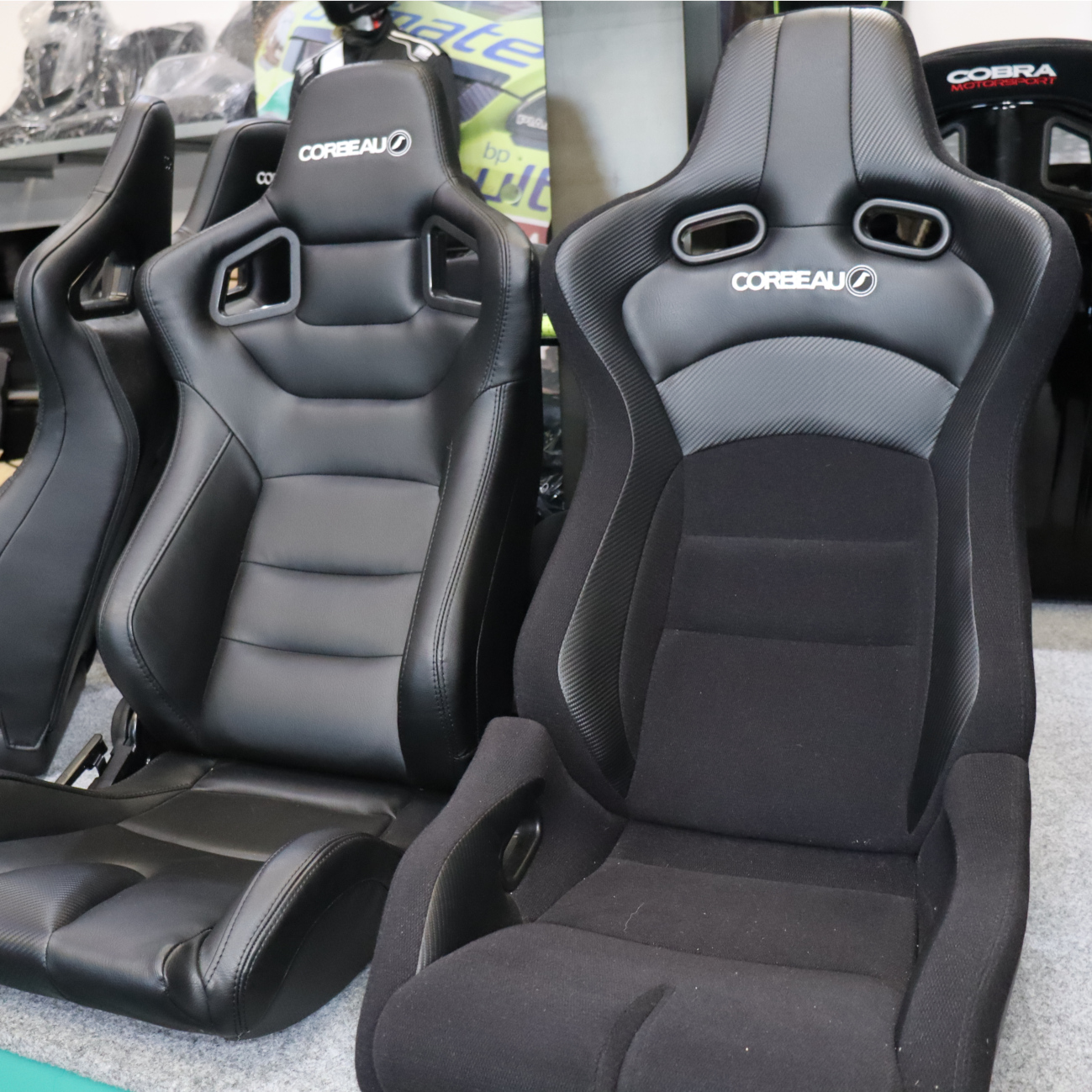 Our Corbeau Reclining Sport Seat Collection