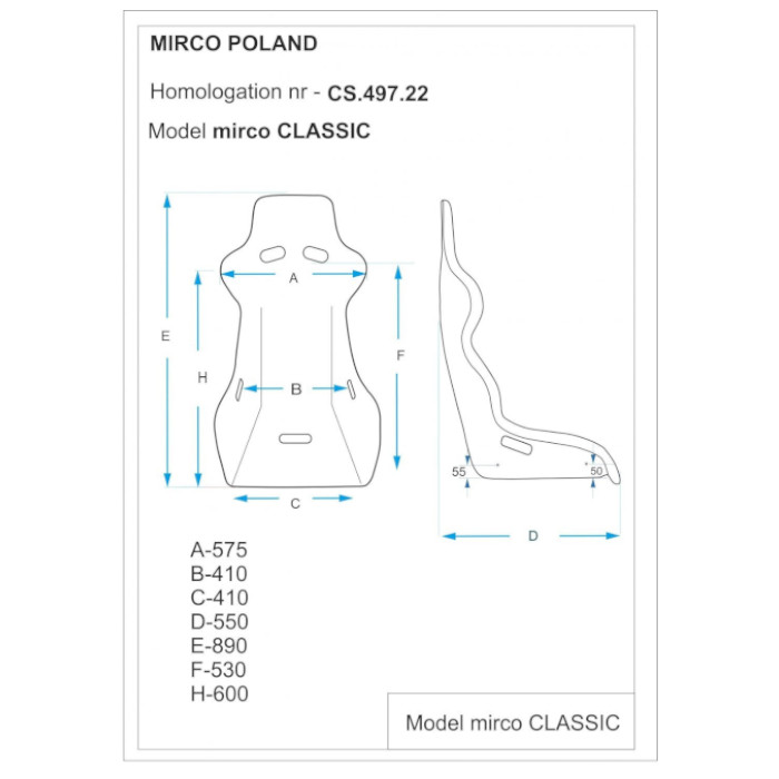 Mirco Classic FIA – GSM performance 3