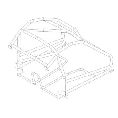 Custom Cages Lotus Elite Historic T45 Roll Cage