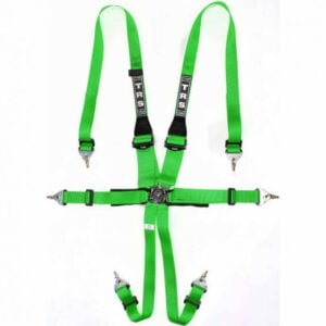 TRS Pro Superlite 6 Point HANS Harness Belt green