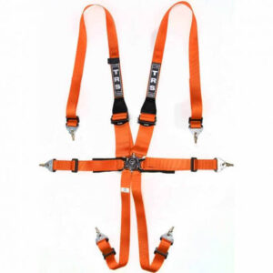 TRS Pro Superlite 6 Point HANS Harness Belt orange