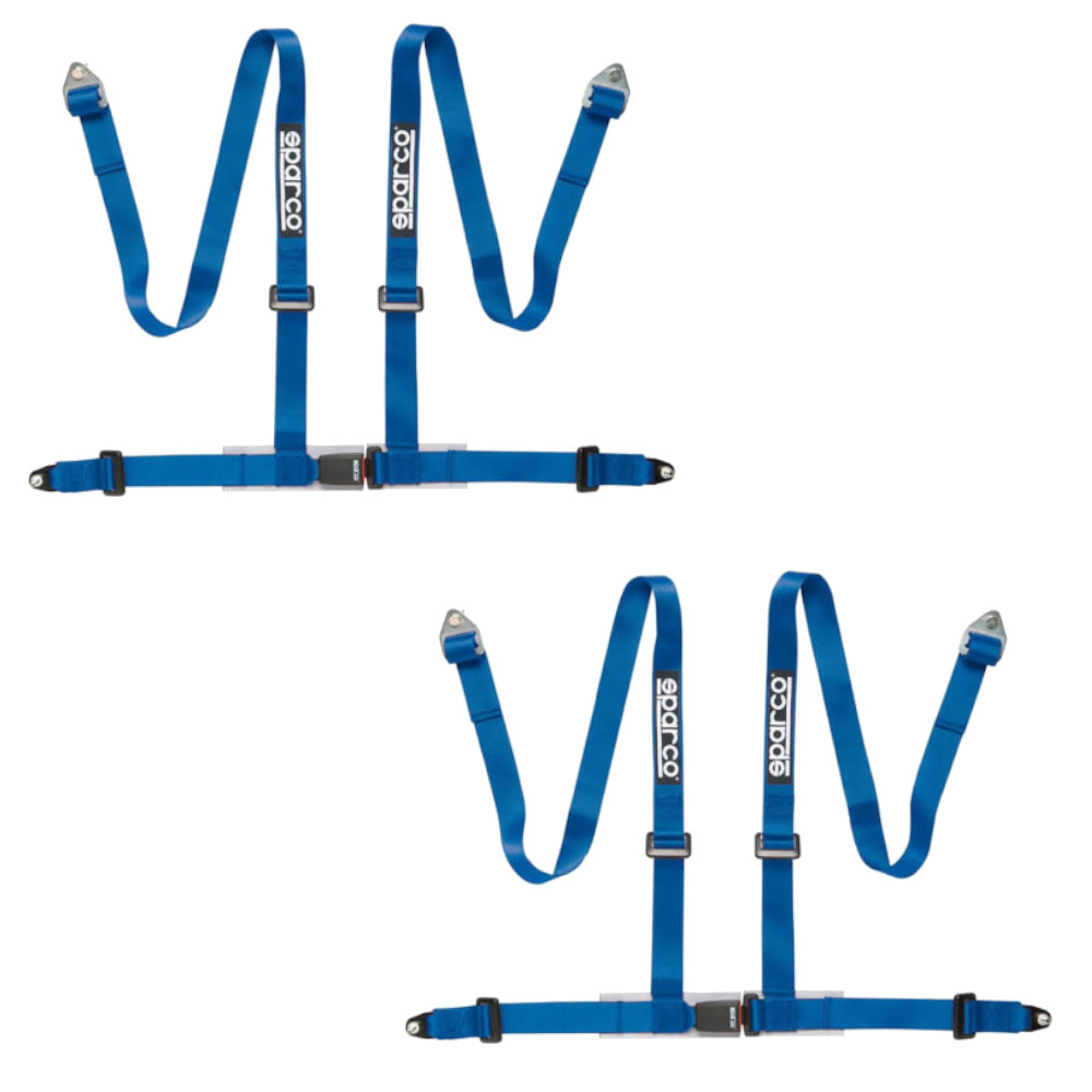 2 Sparco 4 Point bolt in Safety Harnesses