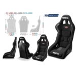 Sparco Evo Carbon Seat size
