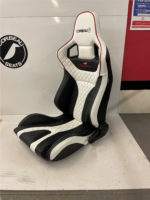 Corbeau-RRS-Black-White-Leather-with-Diamond-Stitch-Red-Piping-GSM-Performance