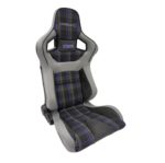 Corbeau Sportline RRS Tartan Edition Reclining Sport Seat blue- GSM Performance