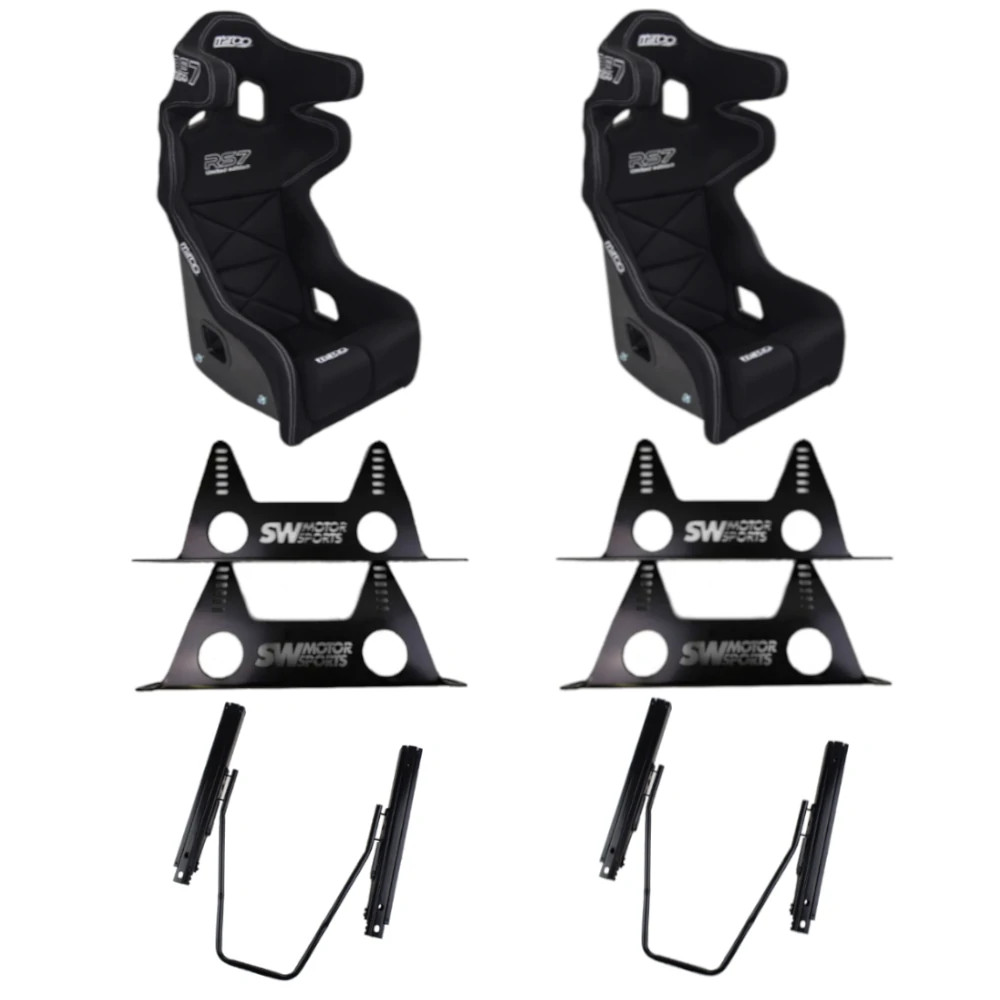 2 SW Motorsport Renault Megane Mk3 Side Mounts With Black Mirco RS7 Seat Package
