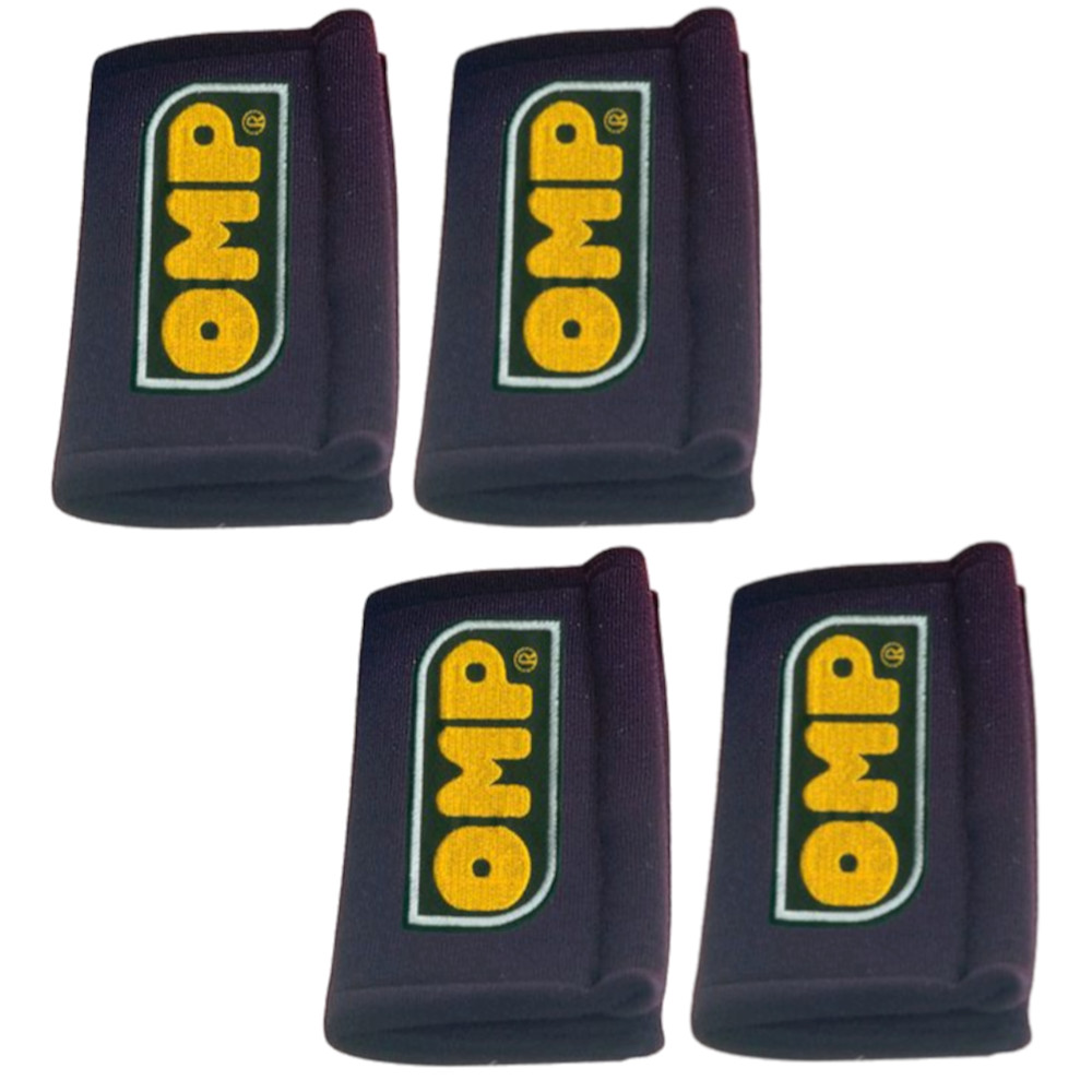 2 OMP 3" Black Harness Pads