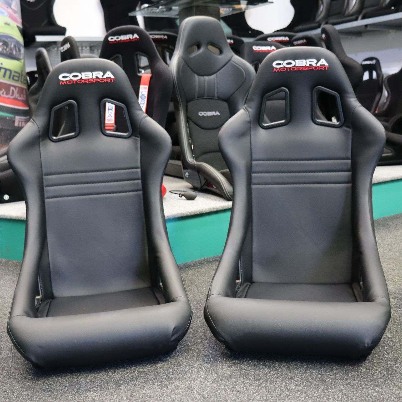 Cobra Monaco 2022 Vinyl Bucket Seat And Harness Motorsport Bundle