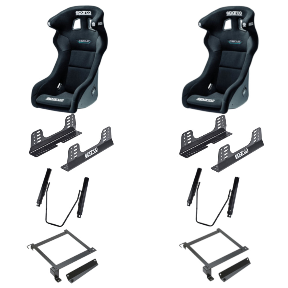2 Sparco Subaru Impreza N14 Frames With Sparco Circuit Seat Package