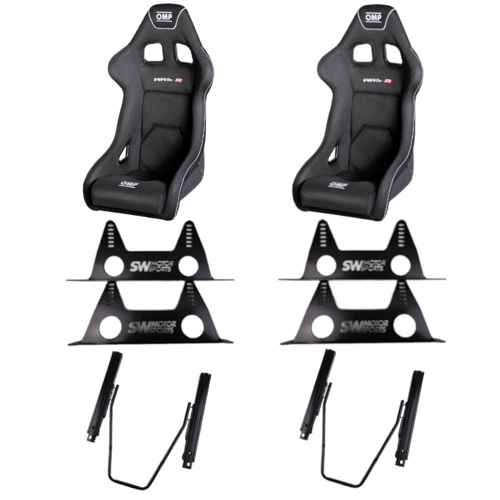 2 SW Motorsport Renault Megane Mk2 Side Mounts With OMP ARS Seats Package