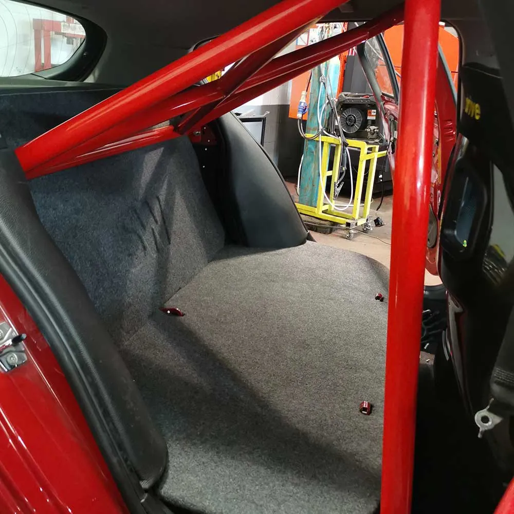 Sw Motorsports BMW F20 Seat Delete Kit fitted view