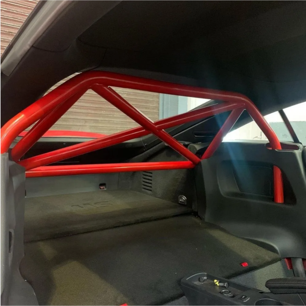 SW Motorsports Audi TT MK2 Bolt In Half Cage-Red-edited