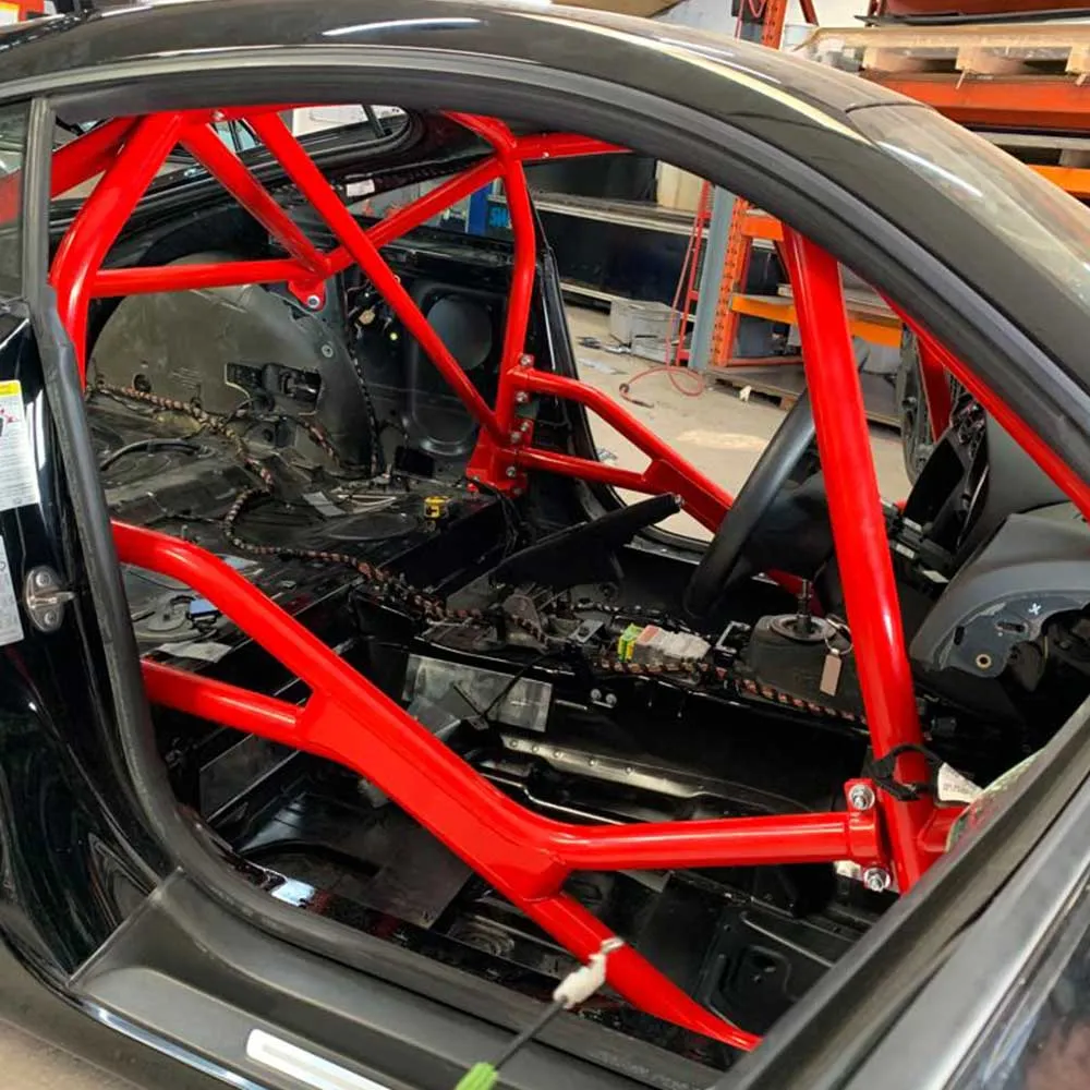 Audi TT MK2 Full Bolt In MSUK Roll Cage fitted view