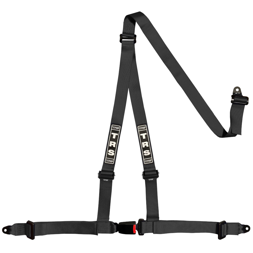 TRS Clubman Bolt In 3 Point Superlite Harness Belt-Black-Edited