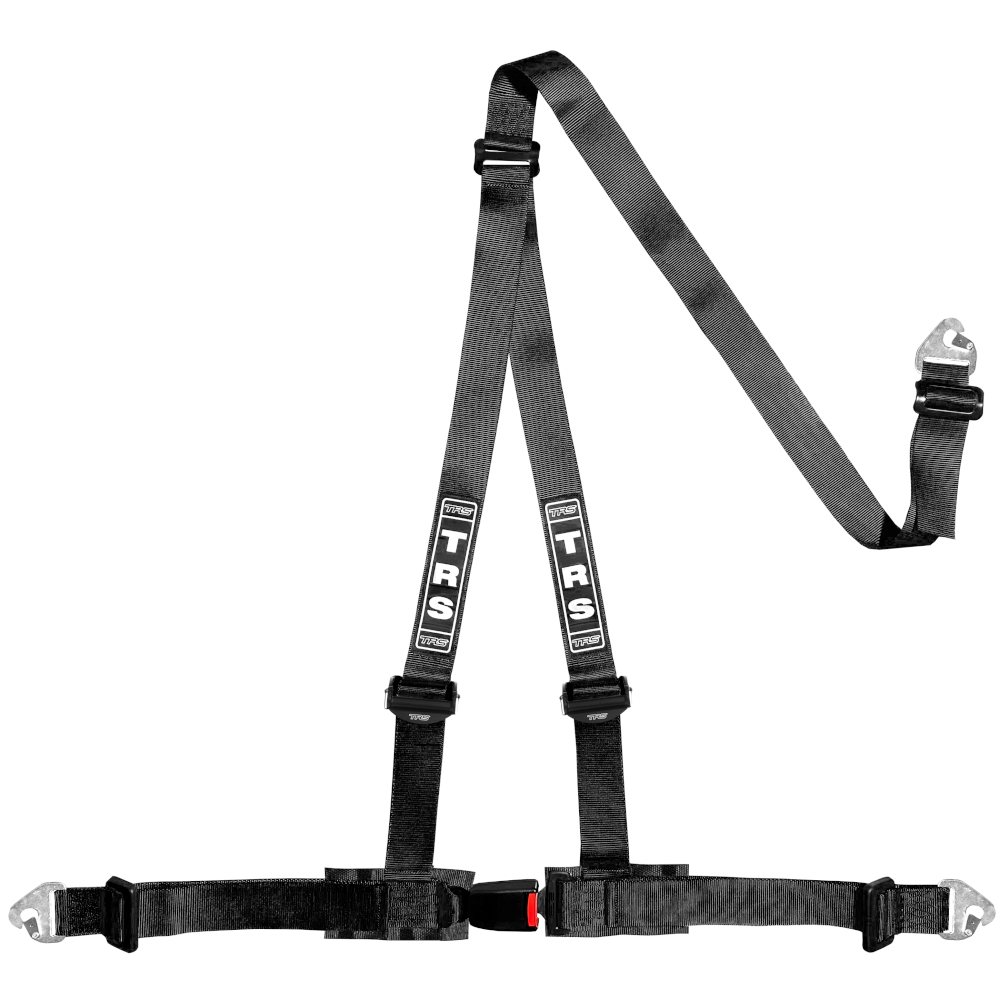 TRS Clubman Clip In 3 Point Superlite Harness Belt-Black-Edited-GSM Performance