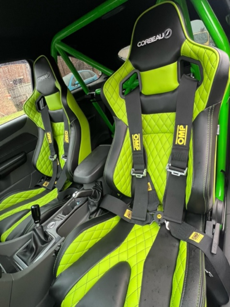 Customer Car Fitted With Corbeau RRS Elite Seats
