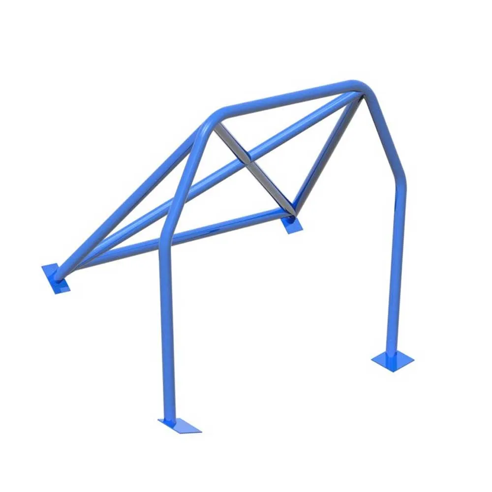 SW Motorsports Audi TT MK2 Bolt In Half Cage-Blue-edited