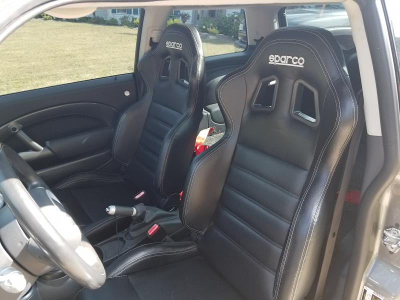 Mini R53 Fitted With Sparco R100 Sky Seats