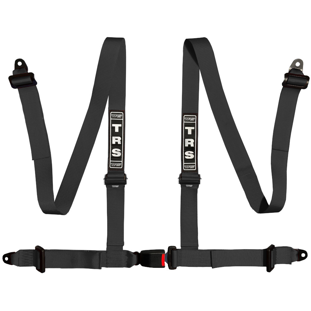 TRS Clubman Bolt In 4 Point Superlite Harness Belt-Black-Edited-GSM Performance