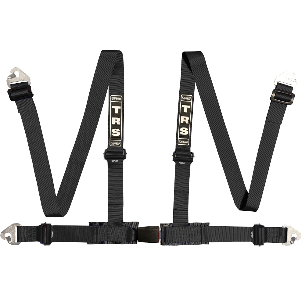 TRS Clubman Clip In 4 Point Ultralite Harness Belt-Black-Edited-GSM Performance