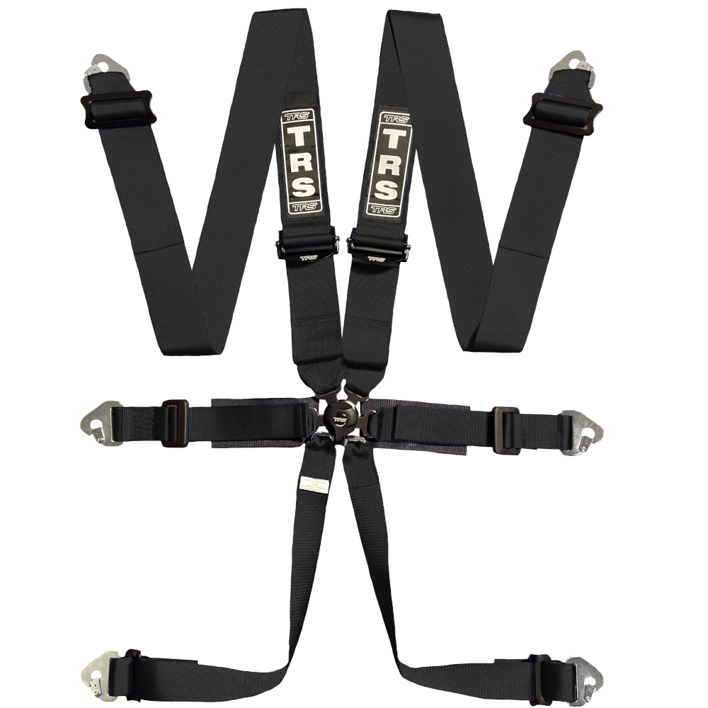 TRS New Pro Superlite 6 Point FIA Harness Belt-Black-Edited-GSM Performance