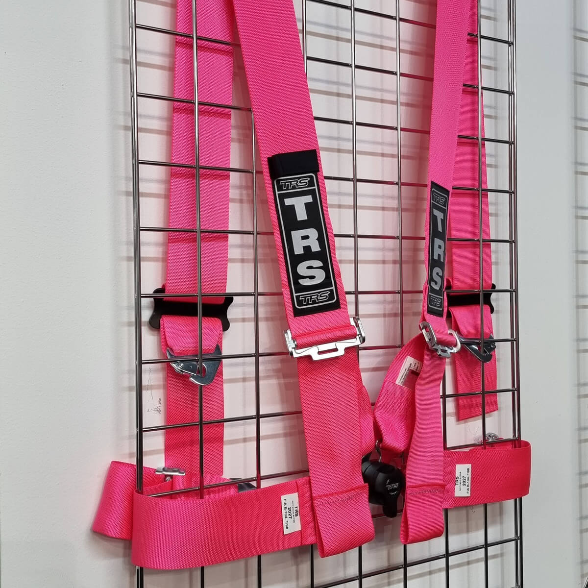 TRS_Magnum_4_point_Pink_harness_belt_at_GSM_Performance_showroom_on_display