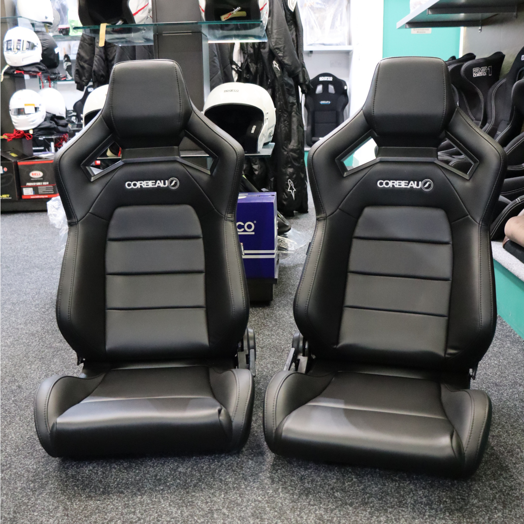 2 Corbeau Sportline SVR Reclining Sport Seats With Heating